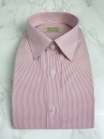 레드 핀스트라이프 셔츠