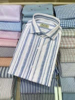 여름 소프트 빅스트라이프 셔츠