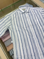 여름 소프트 빅스트라이프 셔츠