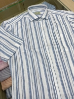 여름 소프트 빅스트라이프 셔츠