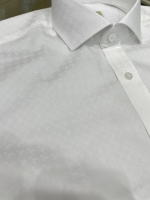 흰색 체커보드 패턴 셔츠