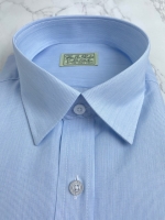 연블루 핀스트라이프 셔츠