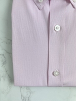 연핑크 격자 패턴 셔츠