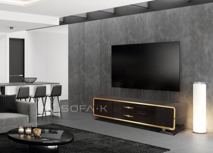 [ A&X 알마니가구 ]  브릴란테 우드 거실장