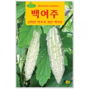 백여주씨앗 5립 쓴 여주씨앗