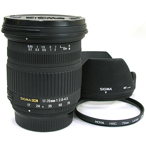 시그마 SIGMA 17-70mm F2.8-4.5 니콘용 (후드,호야MC필타포함)/90% 시그마 SIGMA 17-70mm F2.8-4.5 니콘용 (후드,호야MC필타포함)/90%