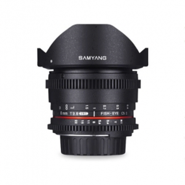 삼양 SAMYANG VDSLR 8mm T3.8 UMC Fish-Eye CSⅡ (동영상 촬영용/후드 탈부착 가능)니용콘 삼양 SAMYANG VDSLR 8mm T3.8 UMC Fish-Eye CSⅡ (동영상 촬영용/후드 탈부착 가능)니용콘