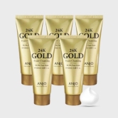 [앙쥬] 24K 골드 폼클렌징 100ml 5개 (유통기한: 2027년 5월)