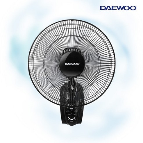 선풍기 대우 벽걸이 DEF-RW160EA(블랙, 화이트)