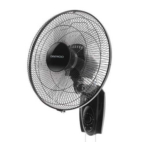 선풍기 대우 벽걸이 DEF-RW160MA(블랙, 화이트)