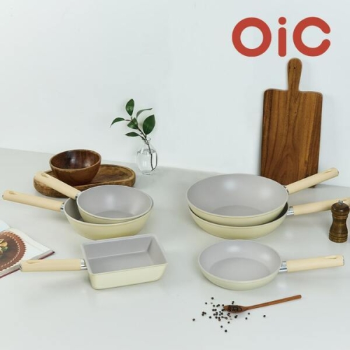 실버스타 OIC 인덕션IH 플러스팬 세트 6종/ 사각에그+20후+20궁+24소태+28후+28궁