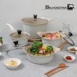 실버스타 쿡쿡 세라믹코팅 인덕션IH 주물냄비 4종세트
