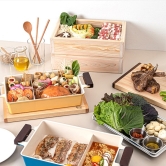 실버스타 OIC 인덕션IH 사각더블팟 편백찜기2단 풀셋트 [블루, 오렌지]