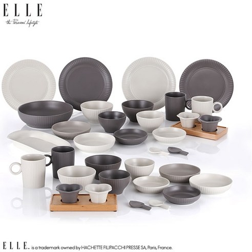 [ELLE] La Fleur(라플레르) 4인 디너웨어 37p 세트ELEX015SET