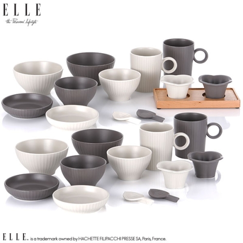 [ELLE] La Fleur(라플레르) 4인 디너웨어 25p 세트ELEX019SET