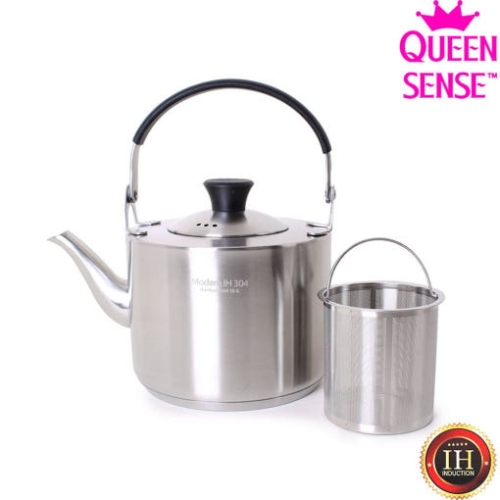 퀸센스 모던 IH304 스텐주전자 1.2L(주전자+차망)