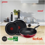 테팔 밸리드쿡 프라이팬 24cm+28cm+궁중팬28cm+유리뚜껑