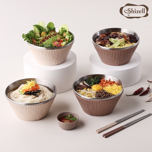 쉬젤 러반 포케볼8PCS 포케볼18cm-4pcs, 젓가락-4pcs