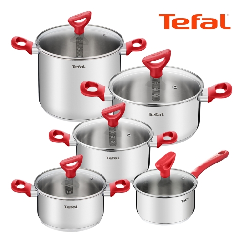 테팔 에디션 레드 인덕션냄비 편수16cm+양수18cm+양수20cm+양수24cm+곰솥22cm