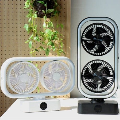 허즐릭 가로세로 무선 충전식 LED 멀티 듀얼 팬 MJ-TW888 화이트 허즐릭 가로세로 무선 충전식 LED 멀티 듀얼 팬 MJ-TW888 화이트
