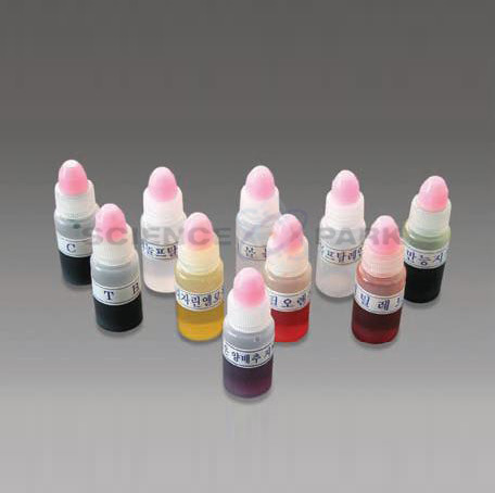 지시약세트(10종,10ml)/BCG,BTB,만능지시약,양배추지시약,메틸레드,페놀프탈레인,메틸오렌지,알리잘린옐로우,티몰프탈레인,티몰블루
