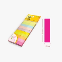 종이인덱스10색(포스트잇)/PI040/50mm x 10mm/각45매