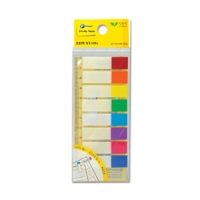 스티키노트(포스트잇)/필름인덱스8색/FI041/45*12mm/각15매