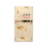 한지봉투/세로형 꽃보라/27 망고/10매/110*220mm