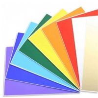 칼라보드 단면칼라우드락 보드롱 60x90cm 5T 대원우드보드 (10장단위)