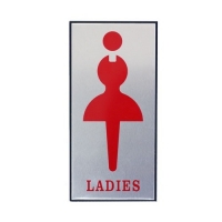 아트사인/1546 여자그림(LADIES)/H1802/100*200*3mm/표지판