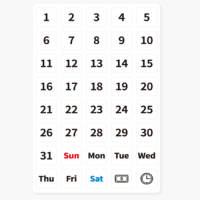일자(날짜) 고무자석/MDRM-25/마그피아