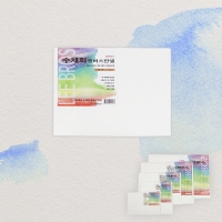수채화 캔버스 종이 판넬(15cmx 20cm) 페이퍼 캘리그라피 /리브로스 sun1520-1
