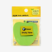 [마트용문구류]스티키노트/모양포스트잇/DI014/사과