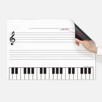 고무자석 오선지 화이트보드(W600*L400*T6)