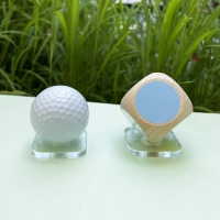 스탠드 캘리주사위/창작나무주사위[아크릴 거치대포함] 40mm(4cm)