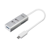 [코시] 샤프 타입C OTG 허브 카드리더 콤보(USB3.0+USB2.0)