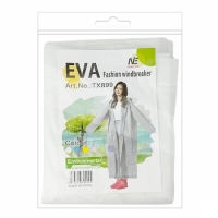 성인용 투명우의 EVA 흰색