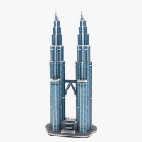 [톡플러스] 3D입체퍼즐 페트로나스 타워 유명건축물 모형 만들기