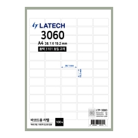 바코드용 라벨지 60칸 폼텍 호환 30매(LTQ-3060)/100매(LTP-3060)/레이테크