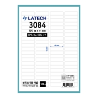 분류표기용 라벨지 84칸 폼텍 호환 30매(LTQ-3084)/100매(LTP-3084)/레이테크
