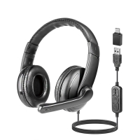 [코시] 머드 USB 헤드셋(C타입 변환젠더 포함) HS2191UB