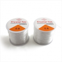 우레탄줄/대용량 투명/약44m/늘어나는 낚시줄/스판낚시줄/탄성고무줄