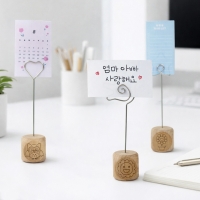 캐릭터 나무 주사위 메모홀더 색칠DIY 그리기