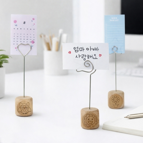 캐릭터 나무 주사위 메모홀더 색칠DIY 그리기 캐릭터 나무 주사위 메모홀더 색칠DIY 그리기
