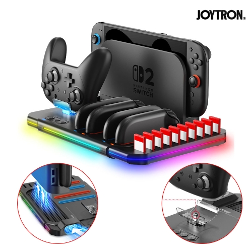 닌텐도 스위치2 조이트론 올인원 쿨링 차징 스테이션 쿨러 독