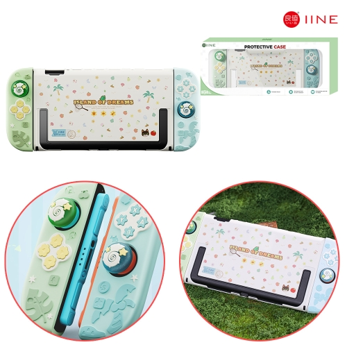 닌텐도 스위치2 케이스 이이네 풀커버 실리콘 하드 꿈의섬