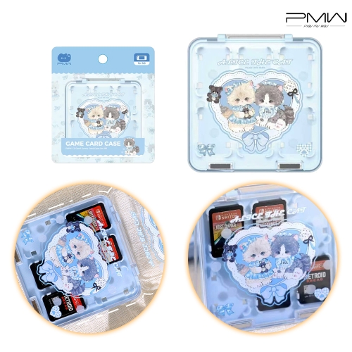 닌텐도 스위치2 케이스 PMW 블루캣 게임 칩 팩 케이스 12in1