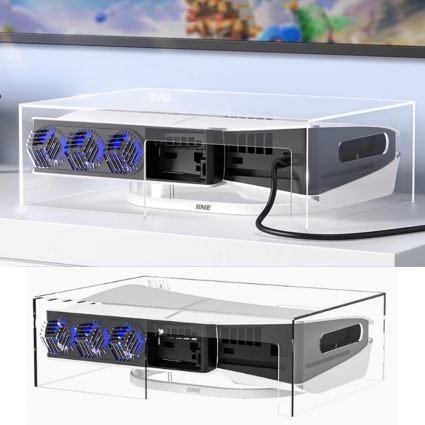 PS5 슬림 본체 가로형 아크릴케이스 이이네 진열용