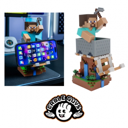 케이블가이즈 마인크래프트 스티브 컨트롤러 홀더 스마트폰 스탠드