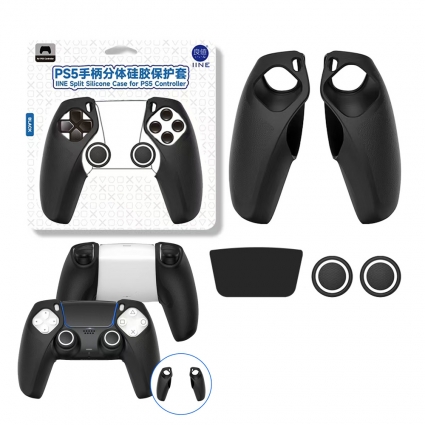 PS5 듀얼센스 실리콘 커버 핸들 케이스 세트 이이네